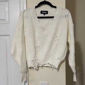 SER.O.YA knitted V neck sweater